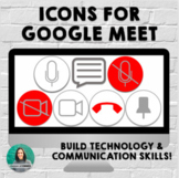 Icons for Google Meet™ | Distance Learning FREEBIE!