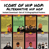 Icons of Hip Hop: Alternative Hip Hop- Printable Music Posters