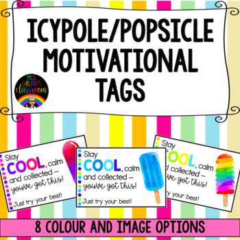 Preview of Icypole/Popsicle Motivational Tags