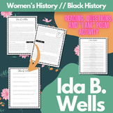 Ida B Wells Reading and Questions (Great for Sub Plan) Wom