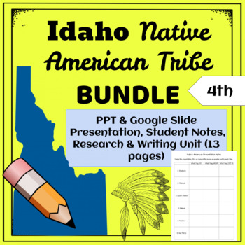 Preview of Idaho Native American Tribes: Research and Writing Bundle