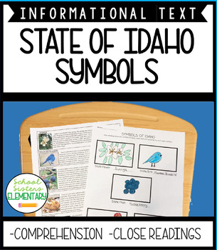 Preview of Idaho State Symbols Close Reading