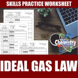 Ideal Gas Law Worksheets | Print | Digital | Self-Grading 