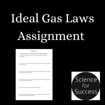 Preview of Ideal Gas Laws Assignment