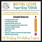 Ideas: Supporting Details (Workshop Lesson)