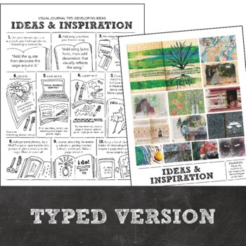 Ideas And Instructions For Visual Journals Art Journals Or Sketchbooks Hs Ms