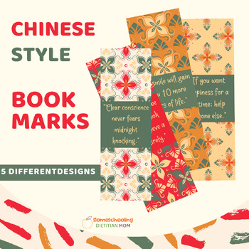 Preview of Ideas for Chinese New Year - Proverbs Bookmarks