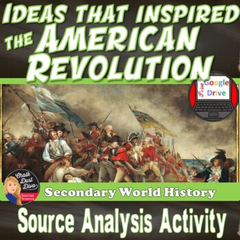 Preview of Ideas that Contributed to American Revolution| Lecture & Source Analysis