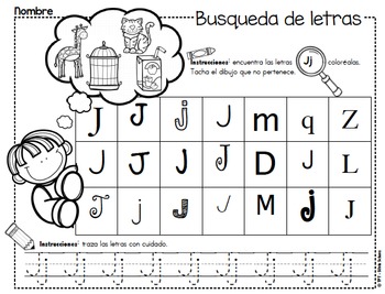 Yo puedo identificar letras y sonidos - Busqueda de letras by Silvia Schavz