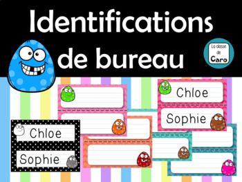 Preview of Identifications de bureau / Cartes de vocabulaire - French Name Plates