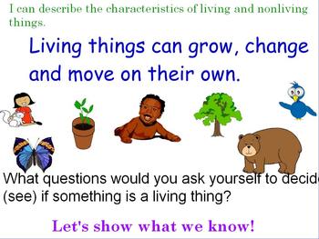 Preview of Identifiy Living and Nonliving Things