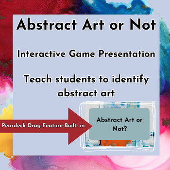 Preview of Identify Abstract Art and Vocabulary Art Game