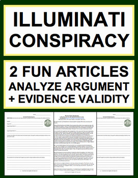 Preview of Argument & Evidence Validity with Illuminati Conspiracy Theory Articles