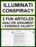 Argument & Evidence Validity with Illuminati Conspiracy Th