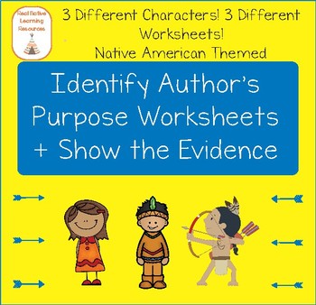 Preview of Author's Purpose: Identify + Show the Evidence Reading Passages