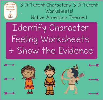 Preview of Character's Feeling: Identify + Show the Evidence Reading Passages