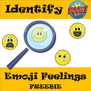 Preview of Identify Emoji Feelings - Boom Learning