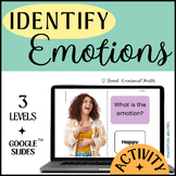 Identify Emotions | 3 Levels | DIGITAL SPED Social Emotion