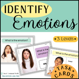 Identify Emotions | 3 Levels | TASK CARDS Social Emotional