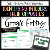 Identify Integers and Their Opposites-  6th Grade Math Goo