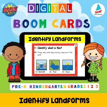 Preview of Identify Landforms | K-3 Science Social Studies Earth Science