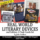Literary Terms from Real World Examples, Bell Ringers, Tas