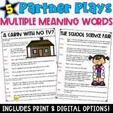 Identify Multiple Meaning Words: Partner Plays Scripts wit