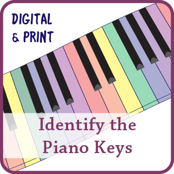 Preview of Identify Piano Keyboard Notes