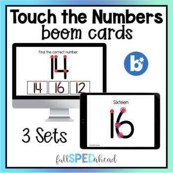 Preview of Identify Numbers and Counting 0-31 with Touch Boom™ Cards Activity