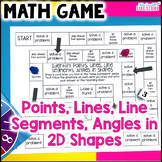 Identify Points, Lines, Line Segments, Angles in 2D Shapes