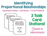 Proportions Task Cards - Equivalent Ratios, Unit Rates, an