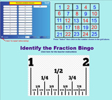 Identify the Fraction Smartboard Bingo CCSS 3.NF.1