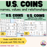 Identify the Name and Value of U.S. Coins | K-1st grade