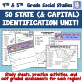 Identify the United States & Capitals Unit