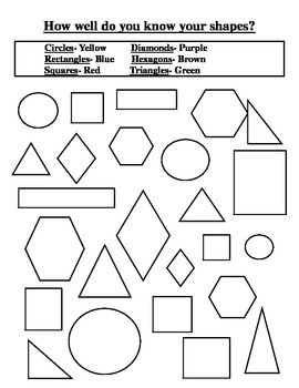 Preview of Identifying 2D Shapes