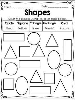 shapes worksheets by katelyn shepard lip gloss learning and lattes