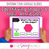 Identifying 2D Shapes and Attributes Task Cards Google Sli