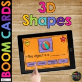 Identifying 3D Shapes BOOM CARDS™ Geometry Game with Solid Shapes