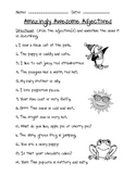 Identifying Adjectives and Nouns