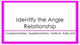 Identifying Angle Relationships Game