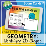 Identifying Basic 2D Shapes Boom Cards - Distance Learning