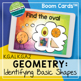 Identifying Basic 2D Shapes in Real Life Boom Cards - Dist