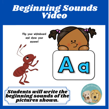 Preview of Identifying Beginning Sounds Video A-Z