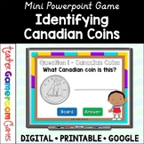 Identifying Canadian Money Mini Powerpoint Game