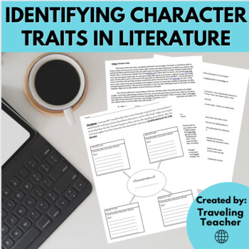 Preview of Identifying Character Traits in Literature - ELA Test Prep, Reading Passages