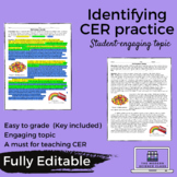 Identifying Claim, Evidence, & Reasoning (CER) with Hallow