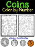 Identifying Coins Color By Number