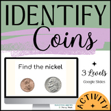 Identifying Coins | Special Ed Money Math | 3 Levels GOOGL