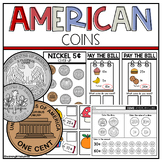 Identifying Coins & Value - American Money Activities Kind