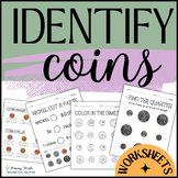 Identifying Coins & Values | Special Ed Money Math | 3 Lev